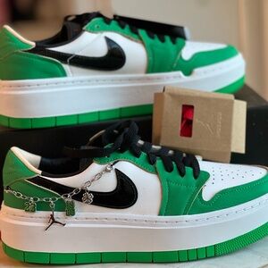 Nike Air Jordan 1 Elevate Low SE Lucky Green Size 9.5 DQ8394-301